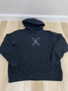 Made Hoops Men's Logo Pullover Hoodie Sweatshirt Black Large